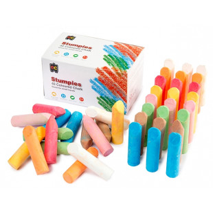 Chalk Stumpies Coloured (Pack of 40)