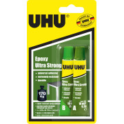 Glue Uhu Epoxy Ultra Strong 2 X 10ml Tubes