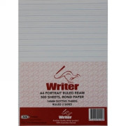 Exam Paper A4 Portrait 14mm Dotted Thiirds (Pack of 500)
